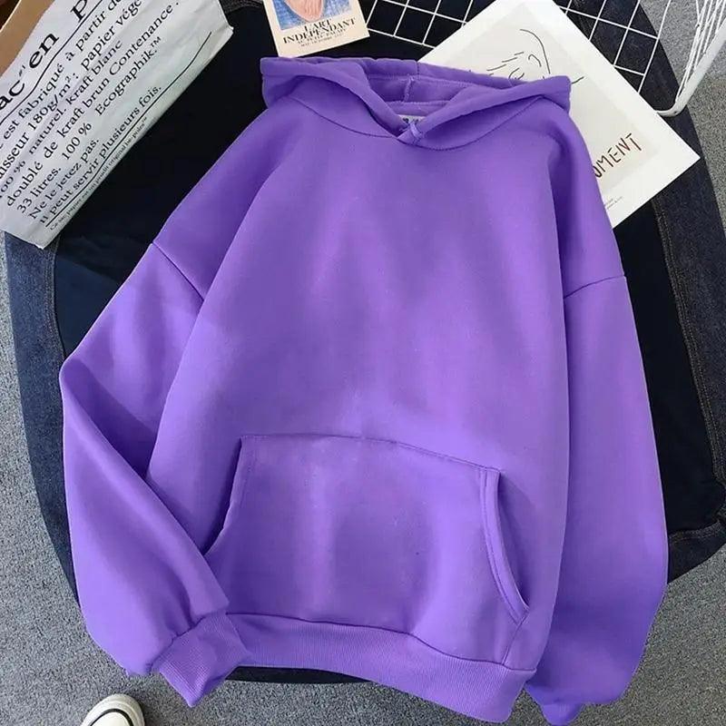 Sweat-shirt à capuche pour homme, haut à manches longues, décontracté et chaud, pull à capuche, vêtements unisexe, imprimé de couleur unie, pull à manches longues décontracté