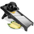 Mandoline de cuisine en acier inoxydable avec 5 lames réglables