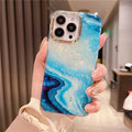 Motif marbre mince antichoc de protection souple pour filles femmes mignon étui coque pour iPhone 13 Pro Max étui de téléphone marbre pailleté pour iPhone 12 11 Pro Max XS Max XR coque antichoc