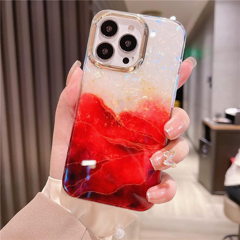 Motif marbre mince antichoc de protection souple pour filles femmes mignon étui coque pour iPhone 13 Pro Max étui de téléphone marbre pailleté pour iPhone 12 11 Pro Max XS Max XR coque antichoc