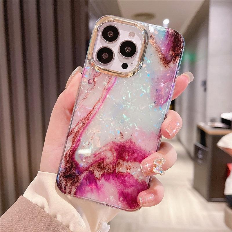Motif marbre mince antichoc de protection souple pour filles femmes mignon étui coque pour iPhone 13 Pro Max étui de téléphone marbre pailleté pour iPhone 12 11 Pro Max XS Max XR coque antichoc