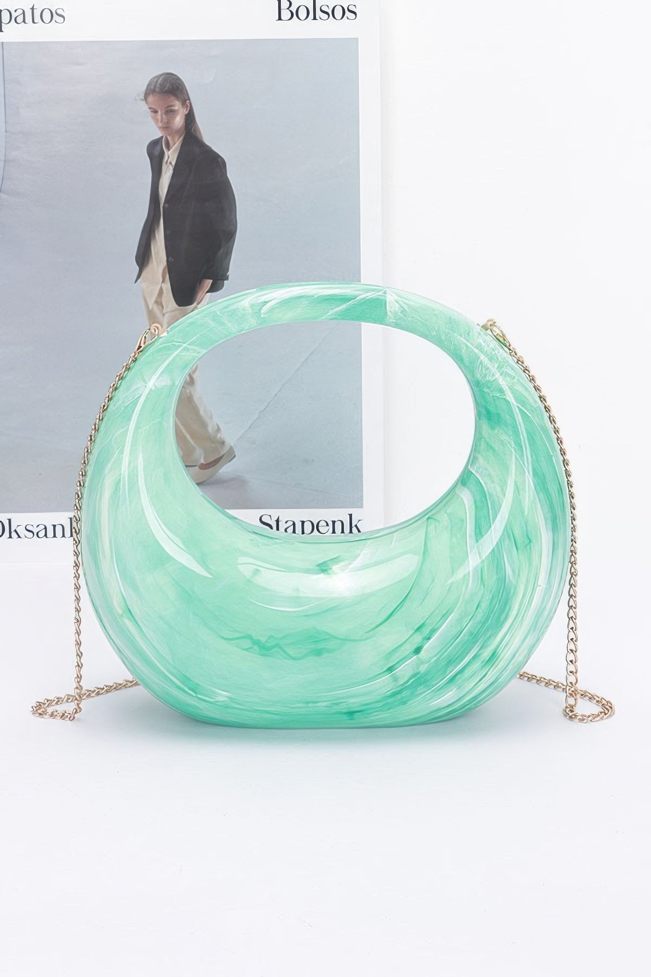 Sac plastique marbré