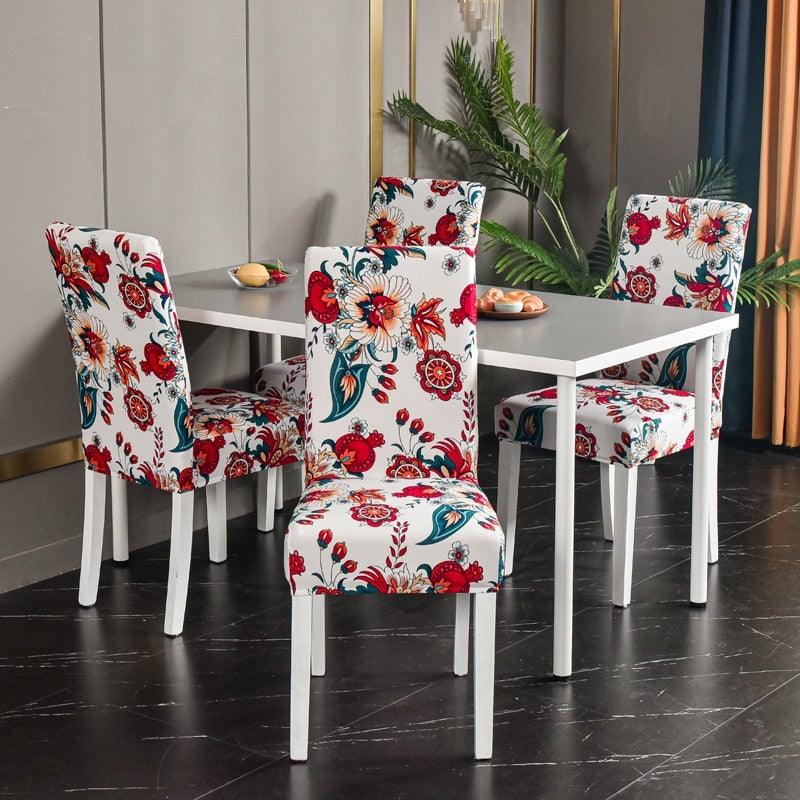 Housse de chaise extensible imprimée marbre pour salle à manger, bureau, banquet, housse de protection de chaise en tissu élastique, housse de fauteuil, housse de chaise, fond texturé marbre, chaise Parson