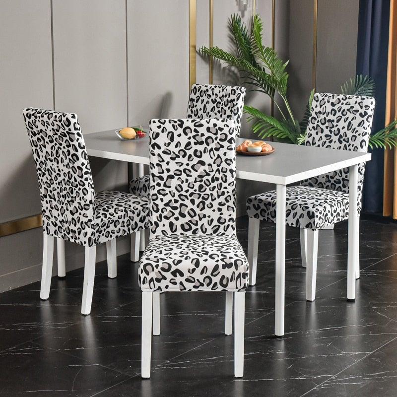 Housse de chaise extensible imprimée marbre pour salle à manger, bureau, banquet, housse de protection de chaise en tissu élastique, housse de fauteuil, housse de chaise, fond texturé marbre, chaise Parson