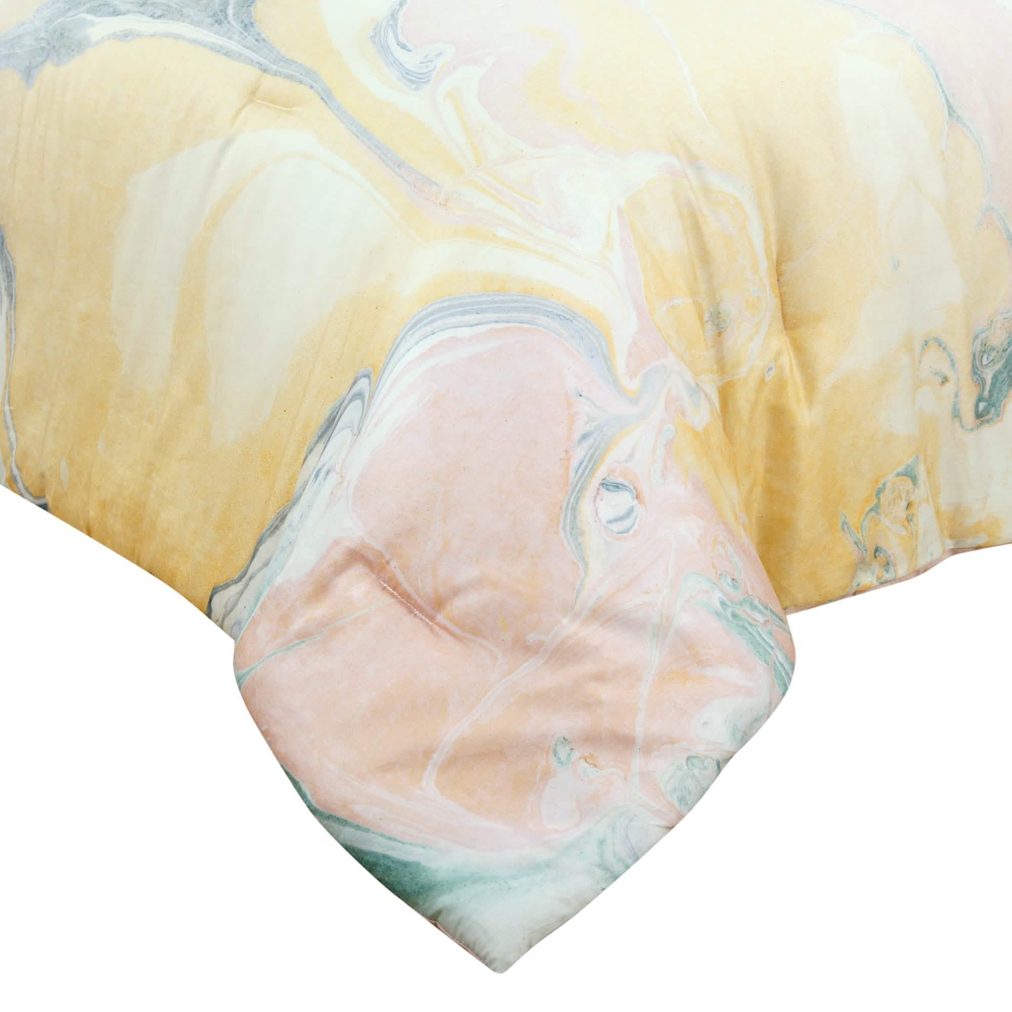 Ensemble de housse de couette réversible Marbre