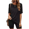 Ensemble short cycliste et t-shirt assortis
