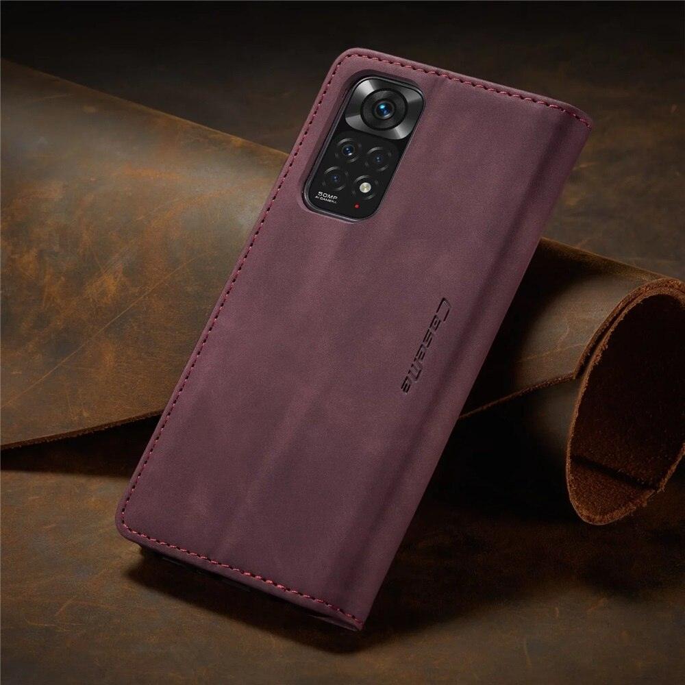 Coque en Cuir Mat pour Xiaomi Mi 9T CC9 10T 11T 12T Pro Lite 5G Redmi Note 8 9s 10 11 11S Pro Portefeuille Housse à Rabat Poco F3 M3 Pro Femmes avec Porte-Cartes Support Magnétique Étui en Cuir à Rabat