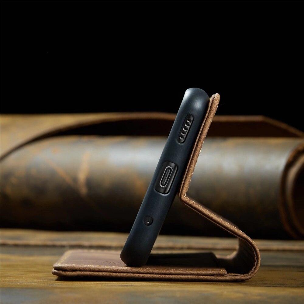 Coque en Cuir Mat pour Xiaomi Mi 9T CC9 10T 11T 12T Pro Lite 5G Redmi Note 8 9s 10 11 11S Pro Portefeuille Housse à Rabat Poco F3 M3 Pro Femmes avec Porte-Cartes Support Magnétique Étui en Cuir à Rabat