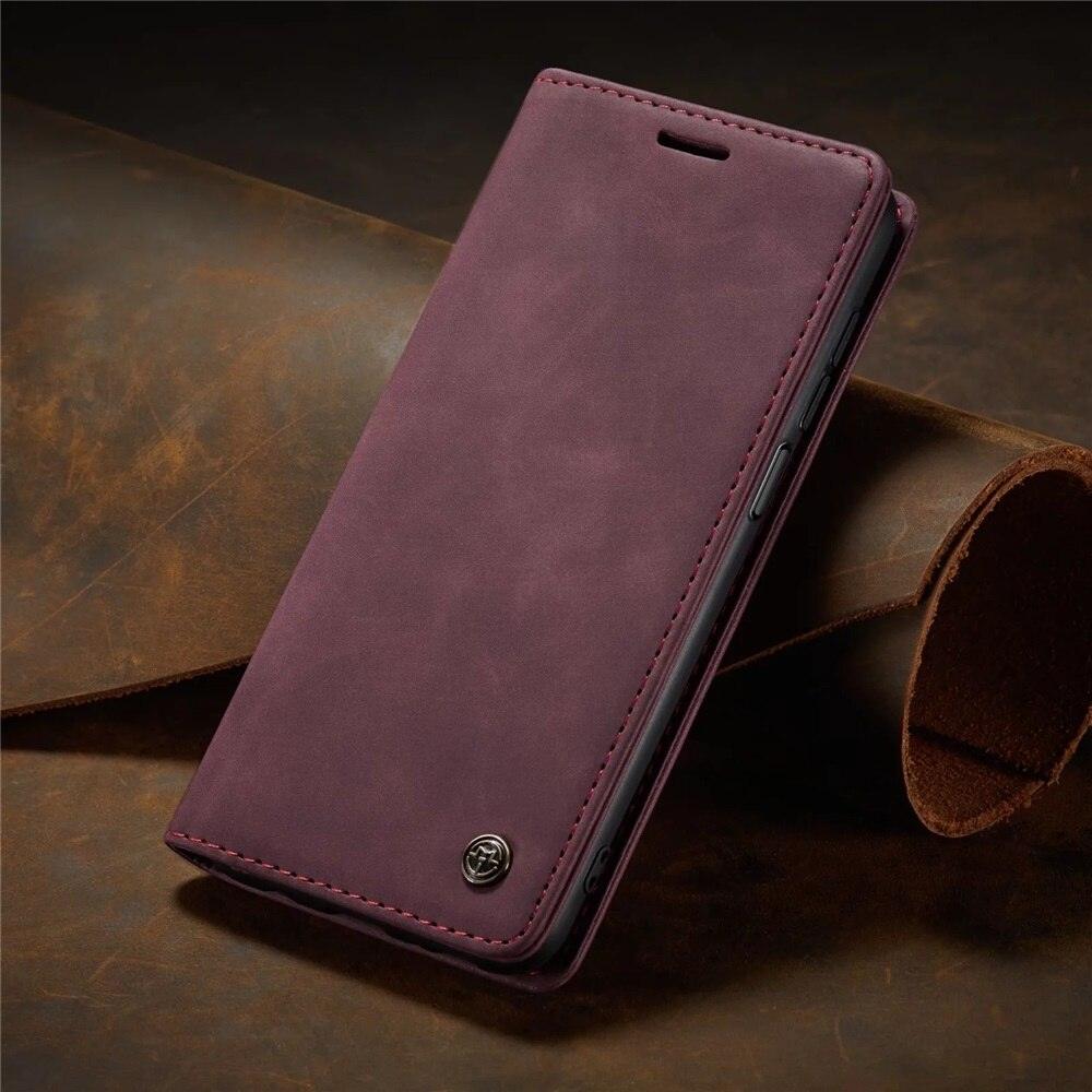 Coque en Cuir Mat pour Xiaomi Mi 9T CC9 10T 11T 12T Pro Lite 5G Redmi Note 8 9s 10 11 11S Pro Portefeuille Housse à Rabat Poco F3 M3 Pro Femmes avec Porte-Cartes Support Magnétique Étui en Cuir à Rabat