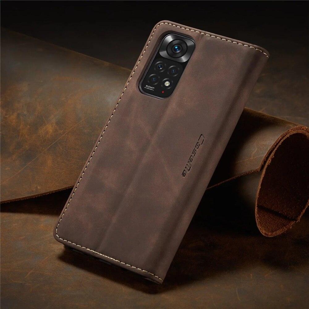 Coque en Cuir Mat pour Xiaomi Mi 9T CC9 10T 11T 12T Pro Lite 5G Redmi Note 8 9s 10 11 11S Pro Portefeuille Housse à Rabat Poco F3 M3 Pro Femmes avec Porte-Cartes Support Magnétique Étui en Cuir à Rabat