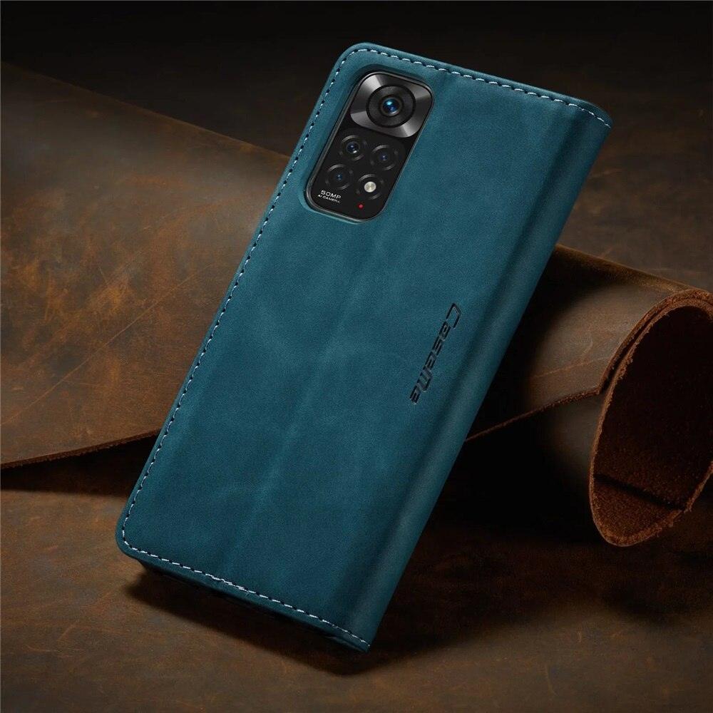 Coque en Cuir Mat pour Xiaomi Mi 9T CC9 10T 11T 12T Pro Lite 5G Redmi Note 8 9s 10 11 11S Pro Portefeuille Housse à Rabat Poco F3 M3 Pro Femmes avec Porte-Cartes Support Magnétique Étui en Cuir à Rabat