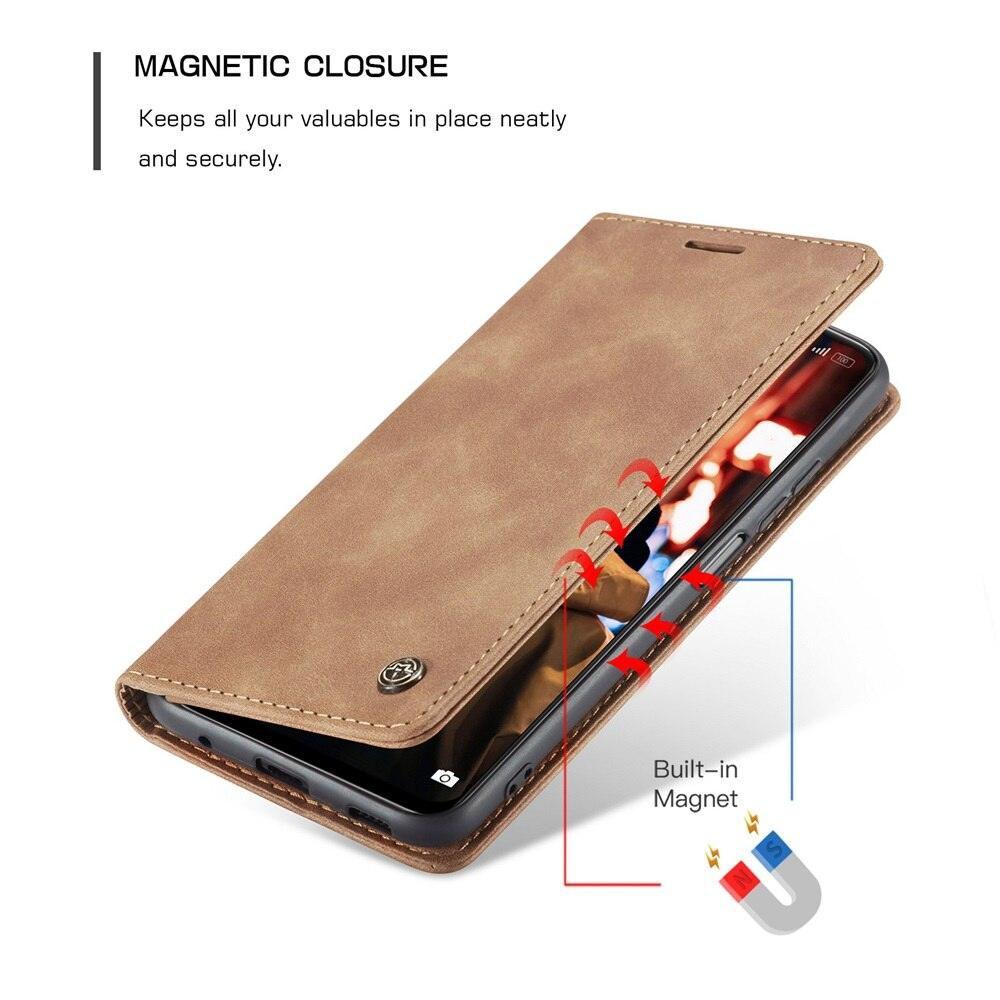 Coque en Cuir Mat pour Xiaomi Mi 9T CC9 10T 11T 12T Pro Lite 5G Redmi Note 8 9s 10 11 11S Pro Portefeuille Housse à Rabat Poco F3 M3 Pro Femmes avec Porte-Cartes Support Magnétique Étui en Cuir à Rabat