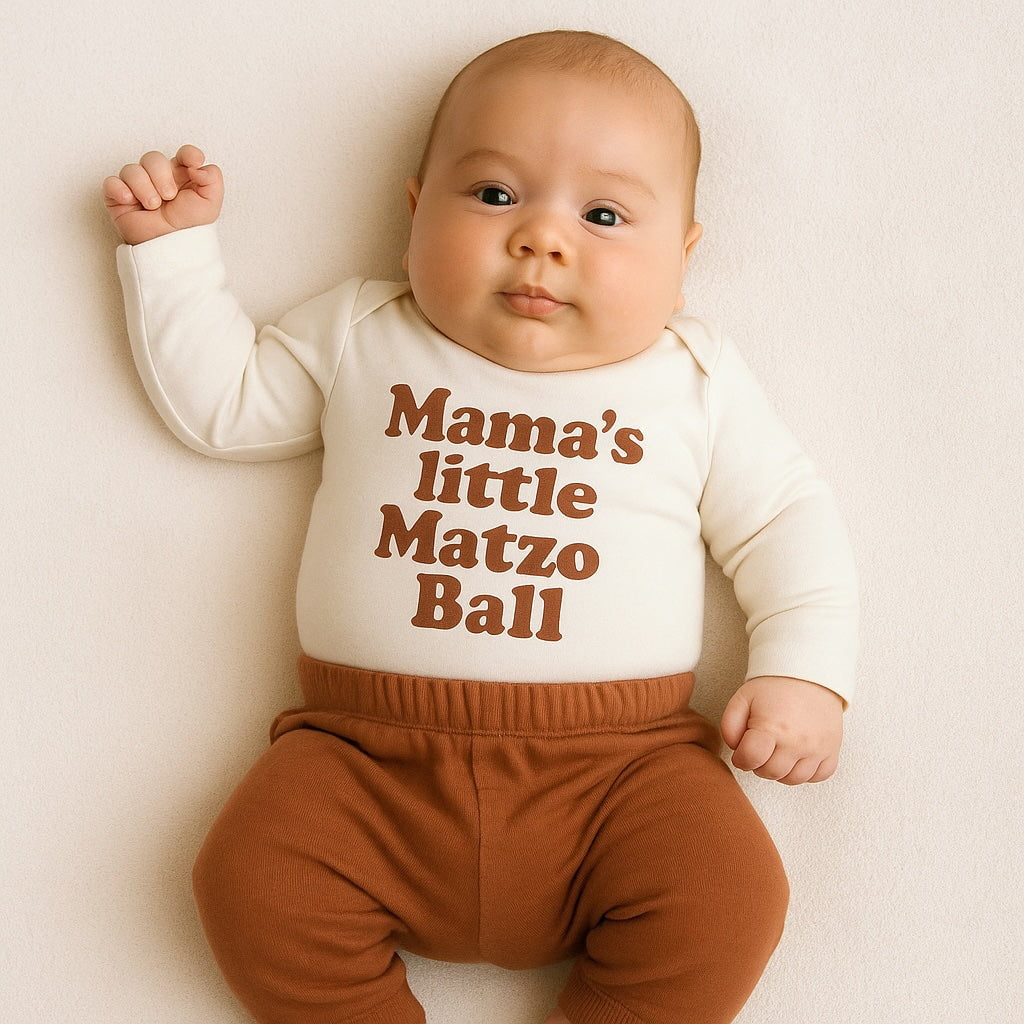 body graphique manches longues | boule de matzo