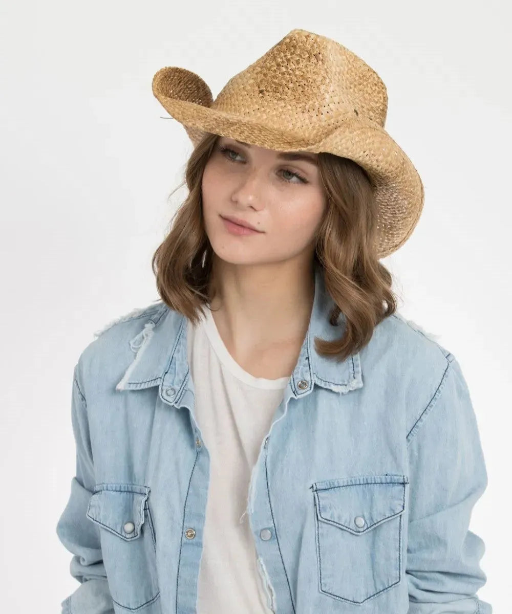 Peter Grimm Maverick - Chapeau de cowboy en paille