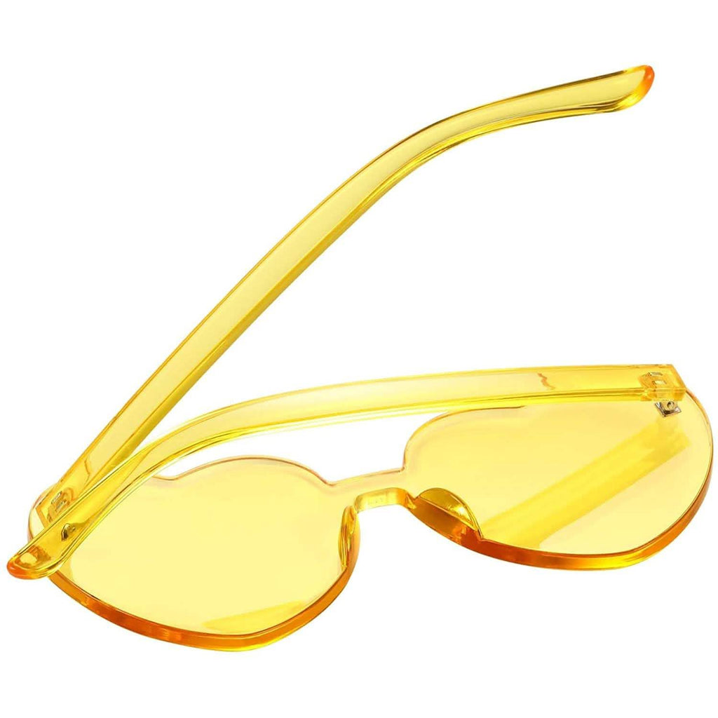 Lunettes de soleil en forme de cœur Maxdot, lunettes de fête