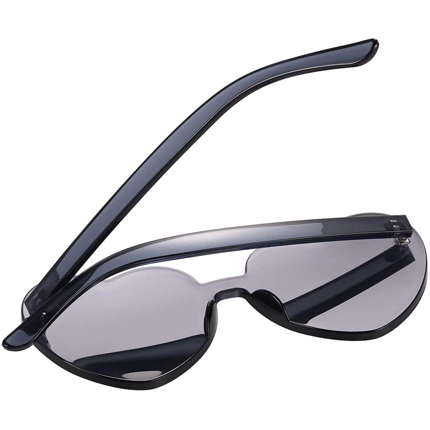 Lunettes de soleil en forme de cœur Maxdot, lunettes de fête