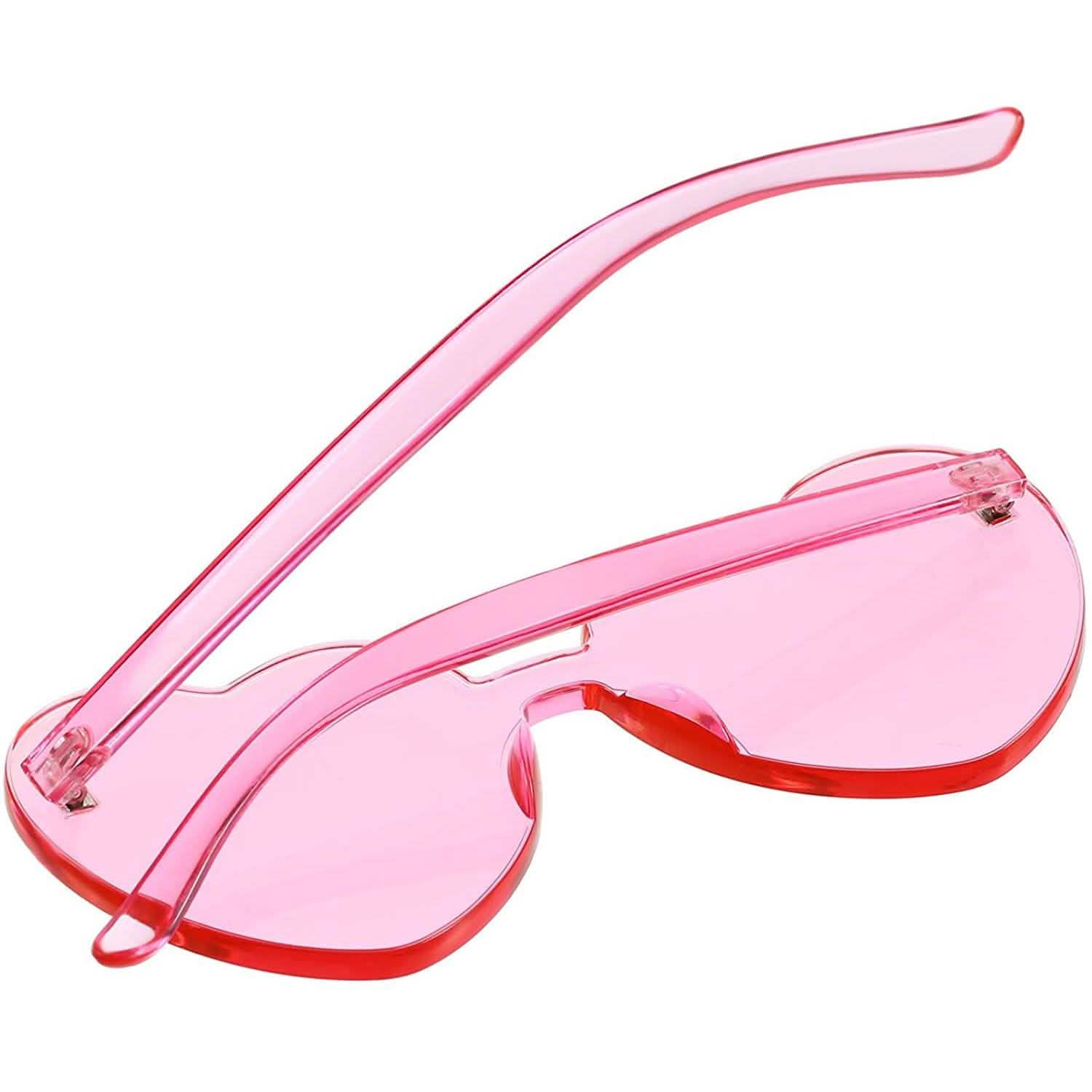 Lunettes de soleil en forme de cœur Maxdot, lunettes de fête