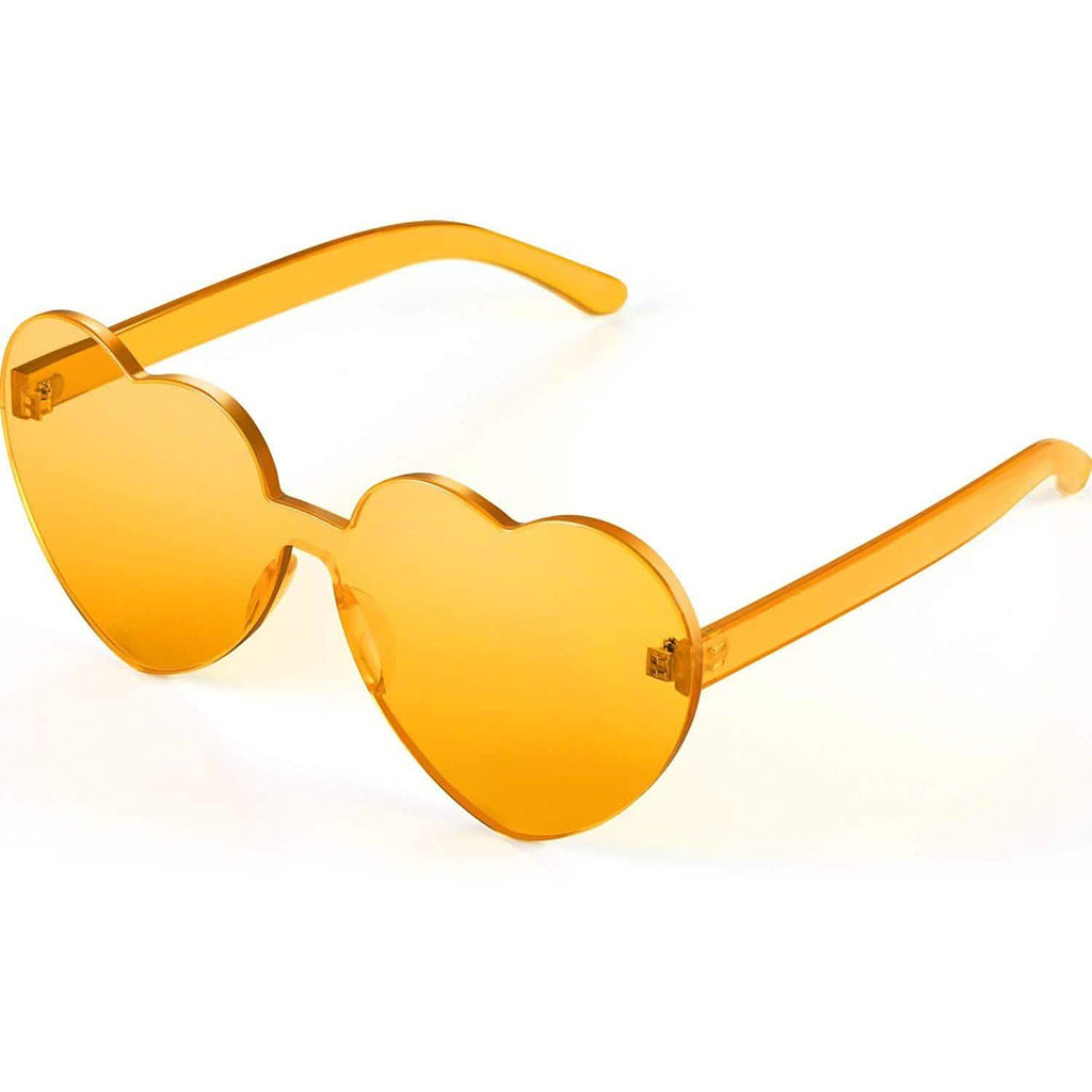 Lunettes de soleil en forme de cœur Maxdot, lunettes de fête