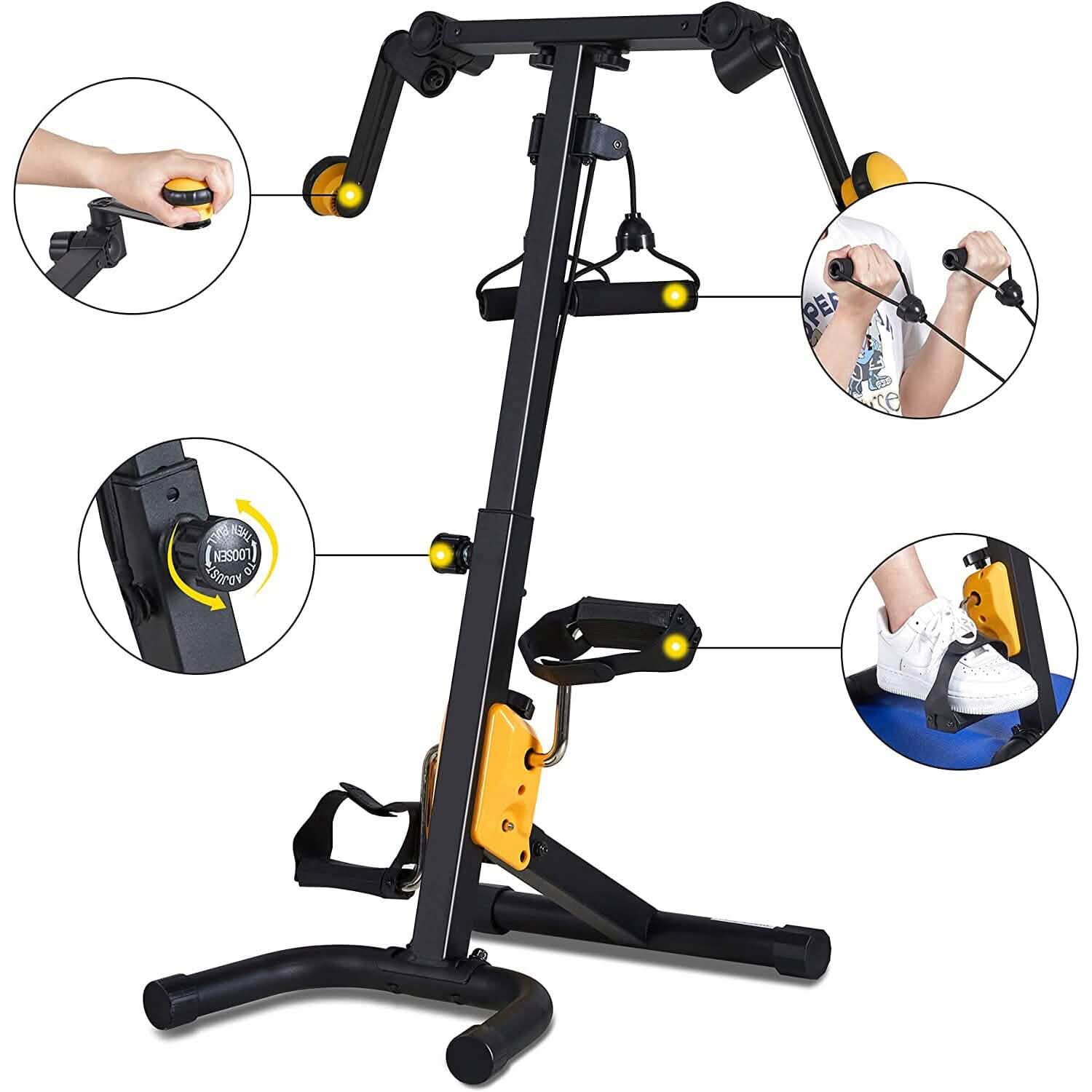 Appareil d'exercice à pédales pour bras et jambes Maxkare MK-4009