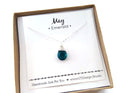 May Birthstone - Sterling Silver Necklace