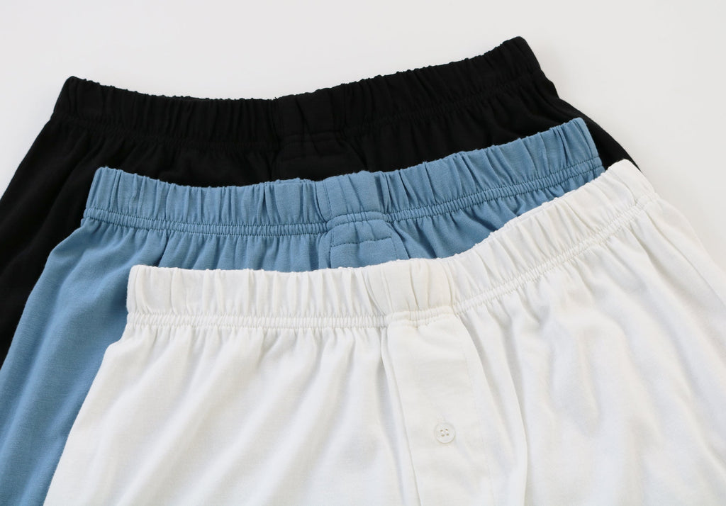 Boxer homme en viscose de bambou - Lot de 3 couleurs assorties