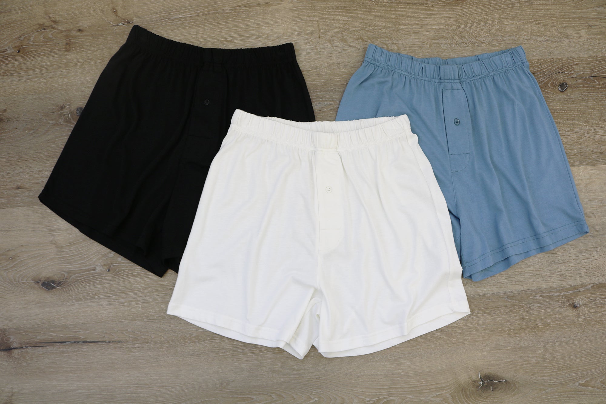 Boxer homme en viscose de bambou - Lot de 3 couleurs assorties