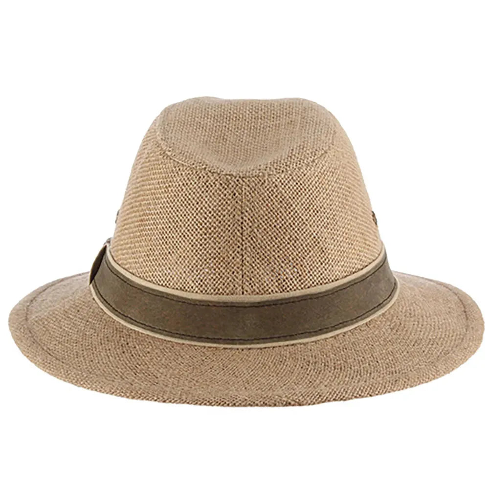 Dorfman Pacific Onshore - Chapeau Fedora Outback en paille de chanvre