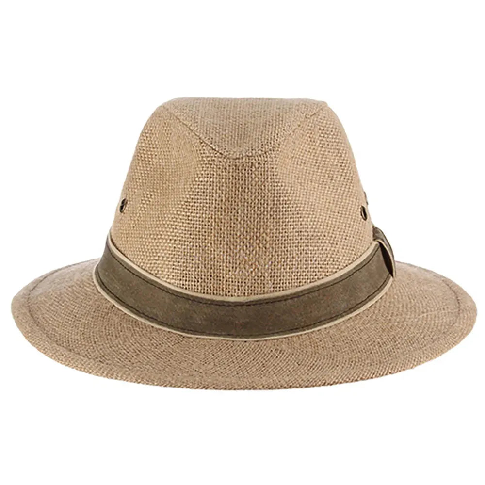 Dorfman Pacific Onshore - Chapeau Fedora Outback en paille de chanvre