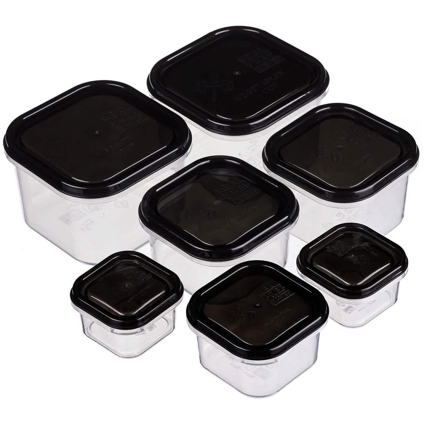 Kit de récipients à portions contrôlées Meal Prep Haven 7 pièces