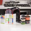 Kit de récipients à portions contrôlées Meal Prep Haven 7 pièces