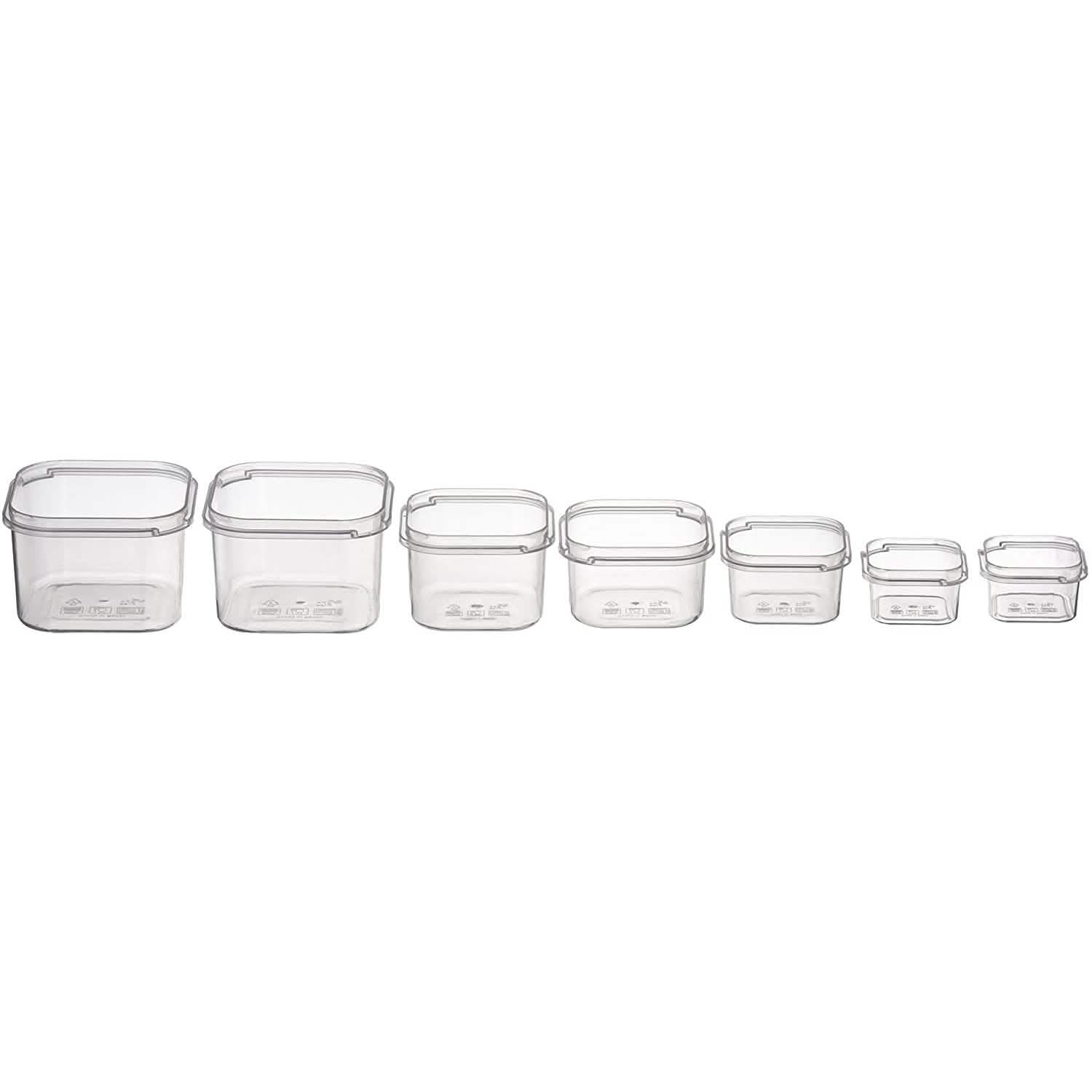 Kit de récipients à portions contrôlées Meal Prep Haven 7 pièces