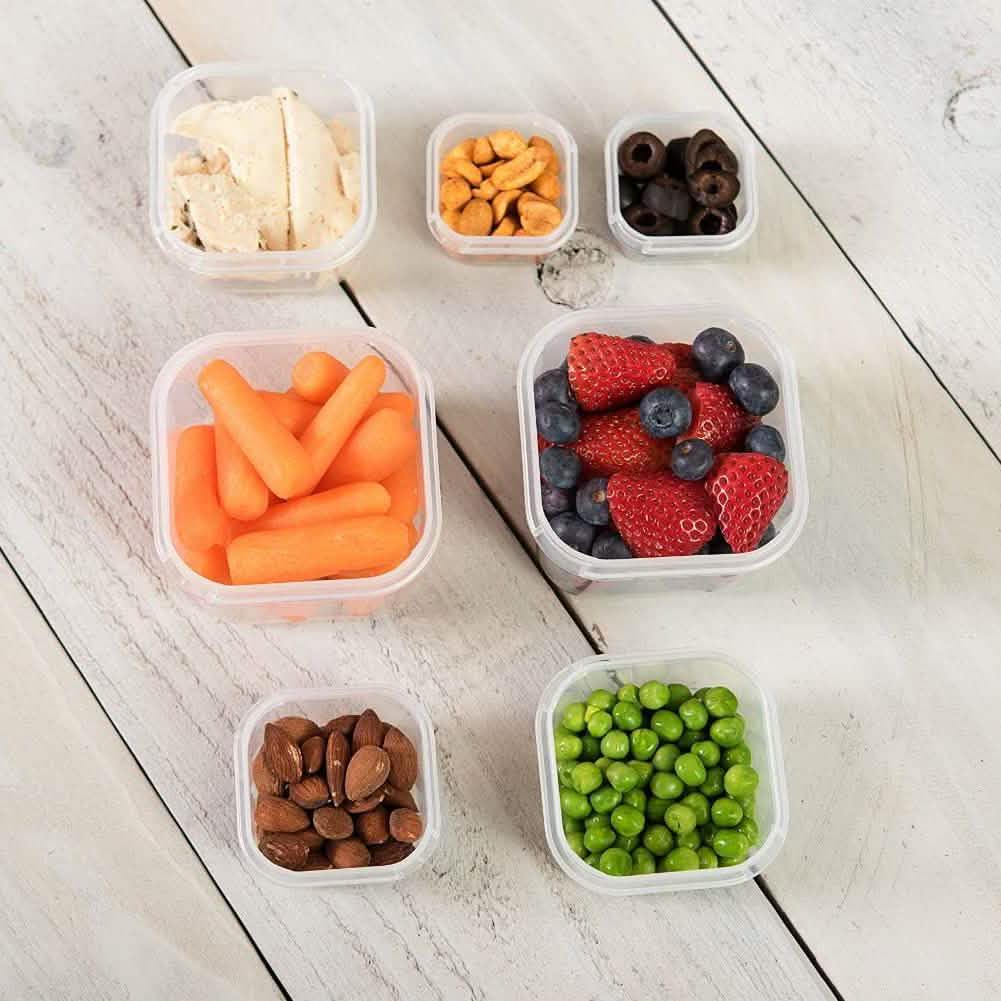 Kit de récipients à portions contrôlées Meal Prep Haven 7 pièces