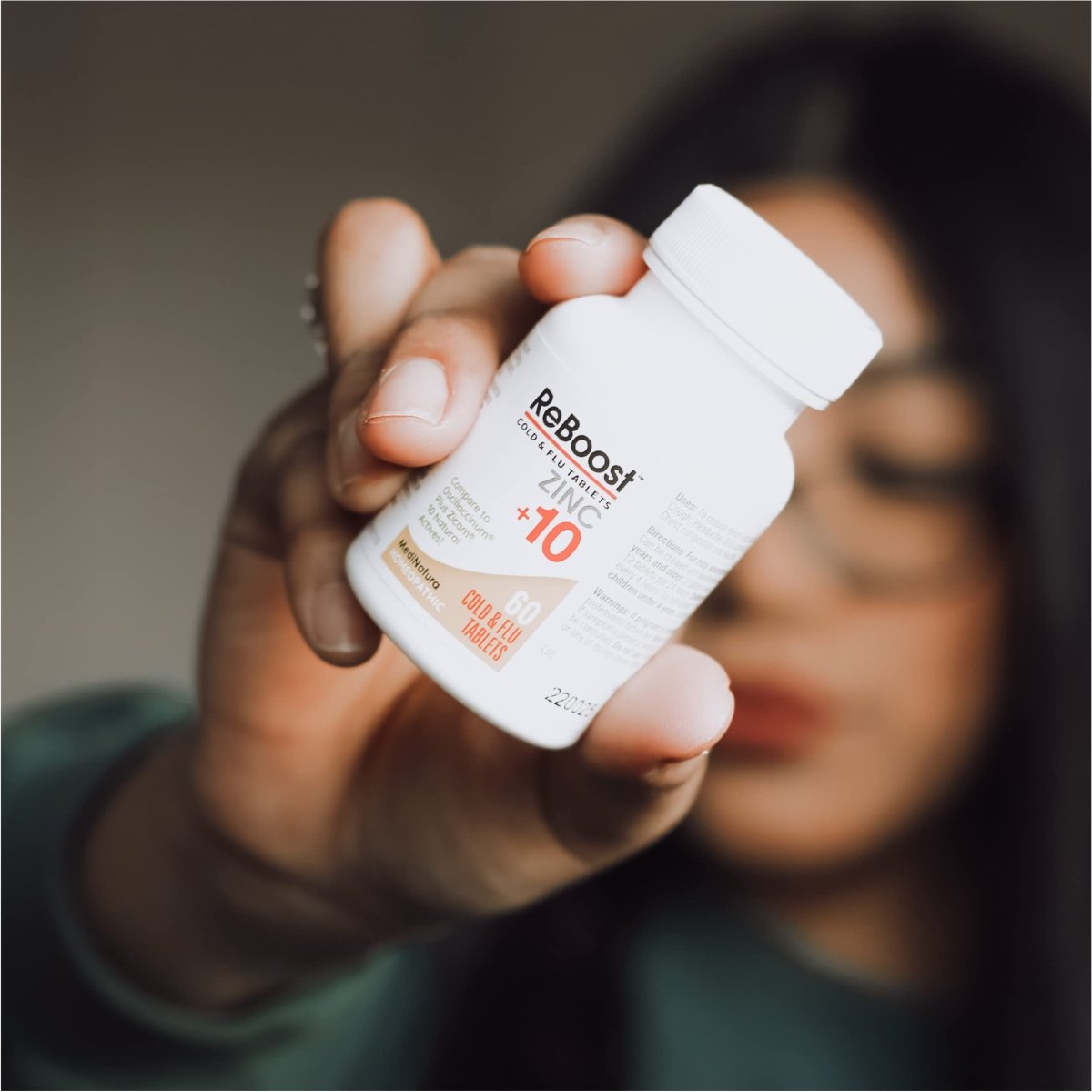 MediNatura Reboost Rhume/Grippe Citron 60 Comprimés