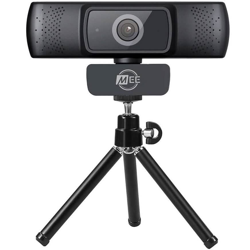 MEE audio 201W Webcam grand angle 1080P avec autofocus - Trépied inclus