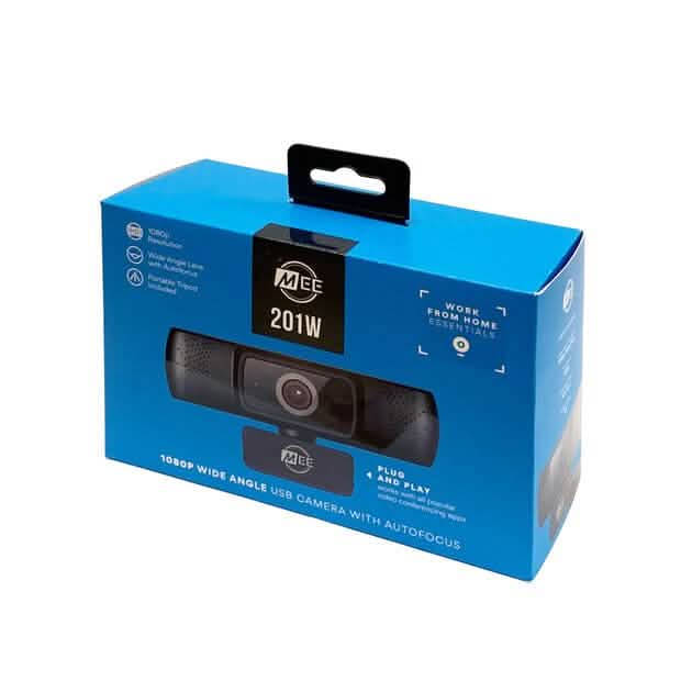 MEE audio 201W Webcam grand angle 1080P avec autofocus - Trépied inclus