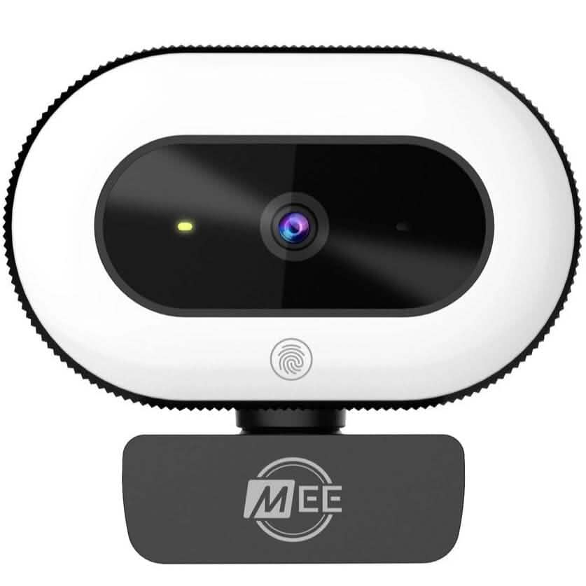 Webcam en direct MEE audio CL8A 1080P avec anneau lumineux LED