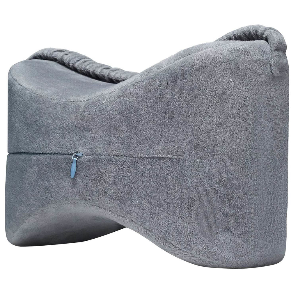 Oreiller de jambe ergonomique en mousse à mémoire de forme pour dormeurs latéraux