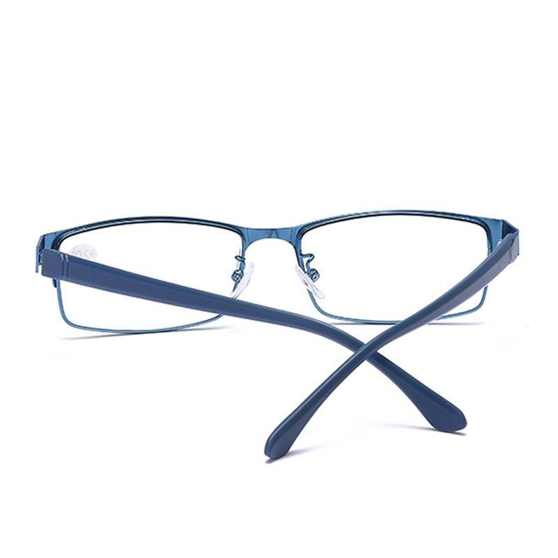 Hommes Bleu Affaires Lunettes de Lecture pour Femmes Lunettes en Titane Hommes Hypermétropie Nouvelles Montures de Lunettes de Soleil pour Femmes Montures de Lunettes de Soleil pour Femmes et Hommes