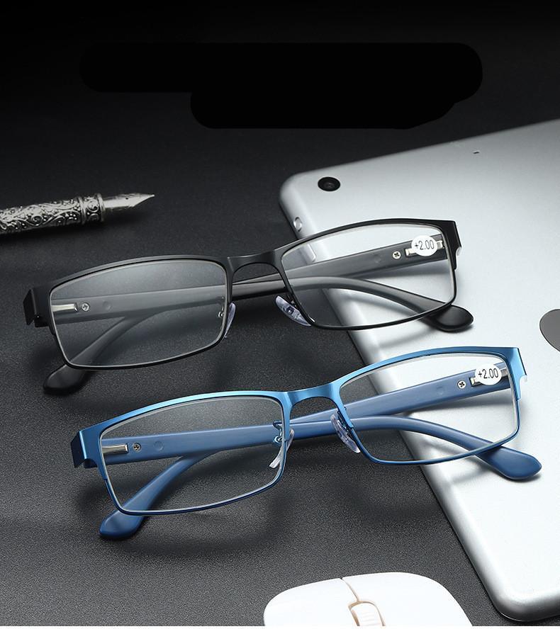 Hommes Bleu Affaires Lunettes de Lecture pour Femmes Lunettes en Titane Hommes Hypermétropie Nouvelles Montures de Lunettes de Soleil pour Femmes Montures de Lunettes de Soleil pour Femmes et Hommes