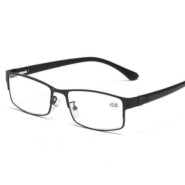 Hommes Bleu Affaires Lunettes de Lecture pour Femmes Lunettes en Titane Hommes Hypermétropie Nouvelles Montures de Lunettes de Soleil pour Femmes Montures de Lunettes de Soleil pour Femmes et Hommes