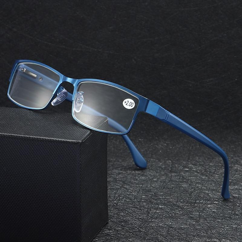 Hommes Bleu Affaires Lunettes de Lecture pour Femmes Lunettes en Titane Hommes Hypermétropie Nouvelles Montures de Lunettes de Soleil pour Femmes Montures de Lunettes de Soleil pour Femmes et Hommes