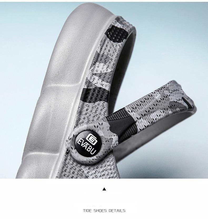 Sabots de jardin pour hommes, sandales décontractées d'été, sabots souples à mémoire de forme, chaussures d'hôpital, sandales d'eau de plage à enfiler pour hommes, chaussures d'eau antidérapantes, sabots de marche pour hommes camouflage de jardin d'été