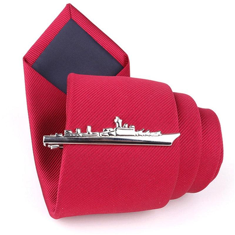 Pinces à cravate élégantes pour hommes, pince à cravate, pince à cravate, bijoux de fête de mariage, cadeau pour hommes, pince à cravate en forme de dauphin ou d'avion, bijoux de fête de mariage