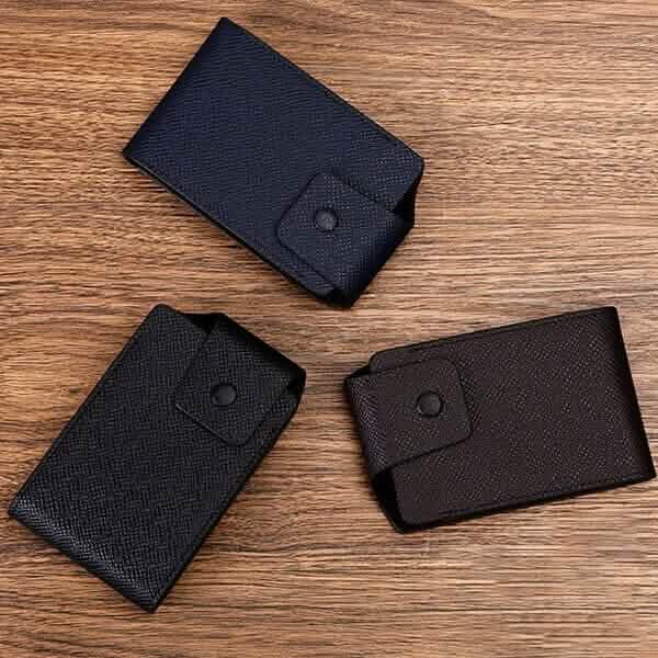 Portefeuille Homme en Similicuir avec 10 Emplacements Cartes et Porte-Monnaie