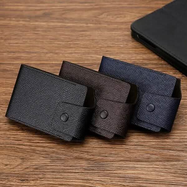 Portefeuille Homme en Similicuir avec 10 Emplacements Cartes et Porte-Monnaie