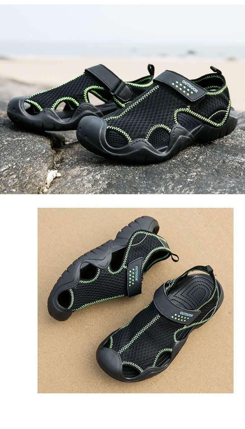 Hommes Tongs Sandales Chaussons d'été Chaussons de plage d'été Sandales Respirantes Chaussures à enfiler Chaussures d'extérieur à enfiler Marche Décontractée Clogs à la Mode pour Hommes