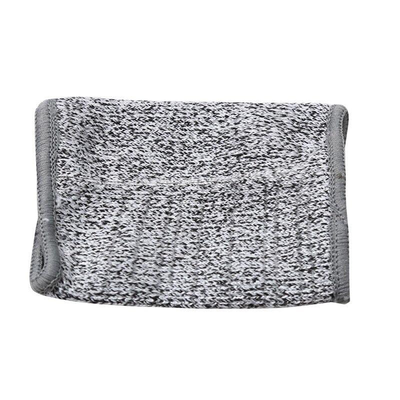 Manches de bras grises pour hommes, manches de protection résistantes sans doigts, manches de bras pour hommes et femmes, protection UV, manches de bras rafraîchissantes, protège-bras avec trou pour le pouce