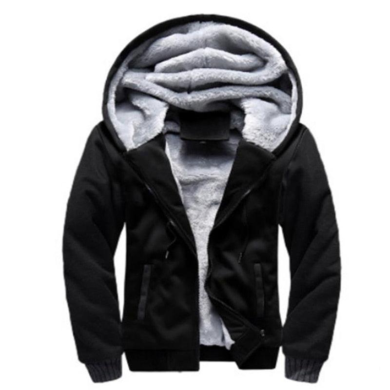 Hommes Sweats à Capuche Automne Mode Sweat-shirt Homme Veste à Capuche Blousons à Capuche Hiver Manteaux Chauds Homme Hiver Lourd Manches Longues Sport Doux Sweat-shirts