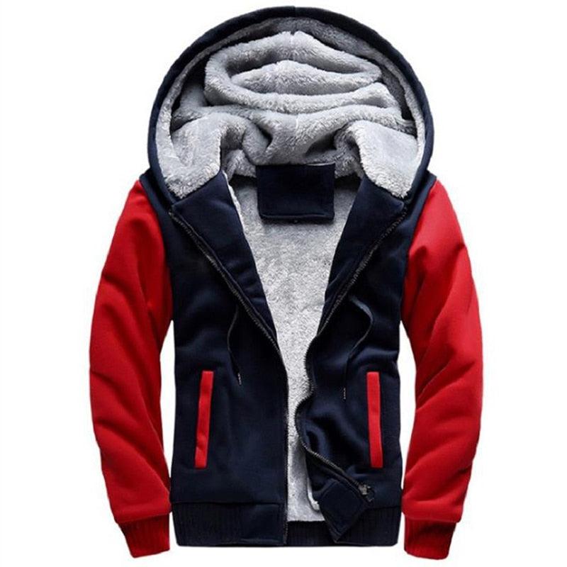 Hommes Sweats à Capuche Automne Mode Sweat-shirt Homme Veste à Capuche Blousons à Capuche Hiver Manteaux Chauds Homme Hiver Lourd Manches Longues Sport Doux Sweat-shirts