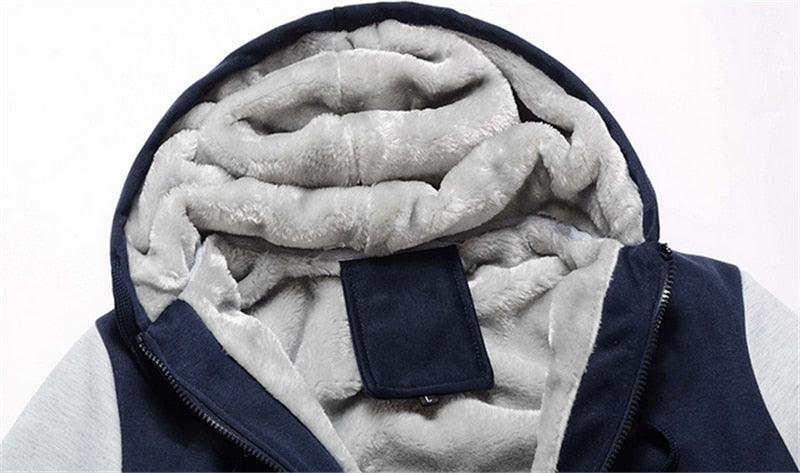 Hommes Sweats à Capuche Automne Mode Sweat-shirt Homme Veste à Capuche Blousons à Capuche Hiver Manteaux Chauds Homme Hiver Lourd Manches Longues Sport Doux Sweat-shirts
